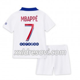 Paris Saint-Germain Kylian Mbappe 7 Drugi Dječji Komplet Dresovi za Nogomet 2020-2021 (+ kratke hlače)